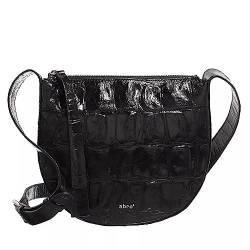 Abro Leather Primitivo Lulu Crossbody Bag Small Black/Nickel von Abro
