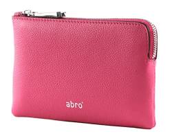 abro Leather Dalia Cosmetic Bag Pink von Abro