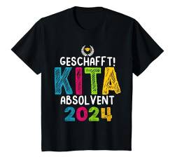 Kinder Abschluss Kita Abgänger Kita Abschluss 2024 Kindergarten T-Shirt von Abschied Kita Kitaabgänger 2024 Kindergarten Kiga