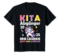 Kinder Kita Abgänger 2025 Schulkind Einschulung Schule Bye Bye Kiga T-Shirt von Abschied Kita Kitaabgänger Kindergarten 1. Klasse