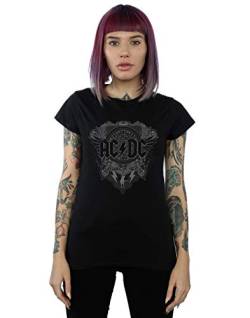 AC/DC Damen Black Ice T-Shirt Schwarz Small von Absolute Cult