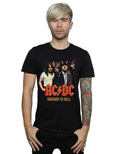 ACDC Herren Evolution of Rock T-Shirt Schwarz Medium von Absolute Cult