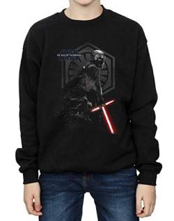 Absolute Cult Star Wars Jungen The Rise of Skywalker Kylo Ren Vader Remains Sweatshirt Schwarz 7-8 Years von Absolute Cult