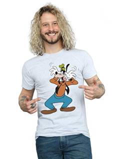 Disney Herren Goofy Crazy T-Shirt Sport Grau XX-Large von Absolute Cult