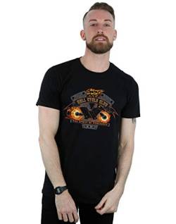 Marvel Herren Ghost Rider Hell Cycle Club T-Shirt Schwarz XXXX-Large von Absolute Cult