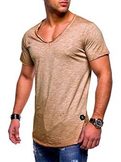 Abtel T Shirt Herren V-Ausschnitt T-Shirt Männer Kurzarm Basic T-Shirts Einfarbig T Shirts Slim Fit Vneck Tee Lässig Sommer Oberteile für Outdoor Sport Gym XXL von Abtel