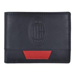 Ac Milan Unisex 143201 Reisezubehör-Brieftasche, Schwarz von Ac Milan