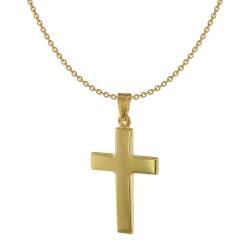 Acalee 20-1215 Kette mit Kreuz-Anhänger 8 Karat / 333 Gold von Acalee