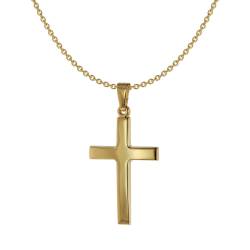 Acalee 20-1218 Kette mit Kreuz-Anhänger für Männer Gold 333 / 8 Karat von Acalee