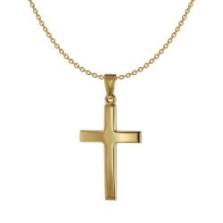 Acalee 20-1218 Kette mit Kreuz-Anhänger für Männer Gold 333 / 8 Karat von Acalee