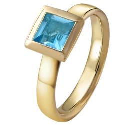 Acalee 90-1014-02 Topas Ring Gold 333 / 8K Echt Topas Swiss Blau von Acalee