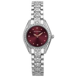 Accurist 8338 Ladies Burgundy Classic Watch von Accurist