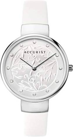 Accurist Watches Damen Analog Quarz Uhr mit Leder Armband 8317 von Accurist