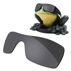 Acefrog AR Beschichtete Polarisierte Ersatzgläser für Oakley Batwolf OO9101 Sonnenbrillen - Pitch Black von Acefrog