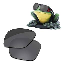 Acefrog AR Beschichtete Polarisierte Ersatzgläser für Oakley Holbrook Metal OO4123 Sonnenbrillen - Pitch Black von Acefrog