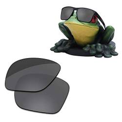 Acefrog AR Beschichtete Polarisierte Ersatzgläser für Oakley Sliver XL OO9341 Sonnenbrillen - Pitch Black von Acefrog