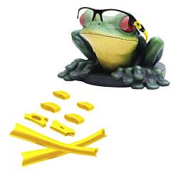 Acefrog Ersatz Gummikits für Oakley Flak Jacket/Flak Jacket XLJ Sonnenbrillen - Gelb von Acefrog