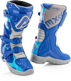Acerbis X-Team Kinder Motorcross Stiefel (Blue/Gray,34) von Acerbis