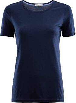 Aclima LightWool Kurzarm T-Shirt Damen blau von Aclima
