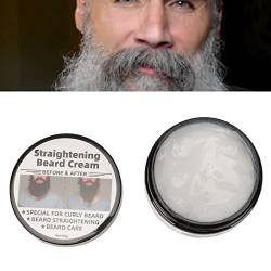 Bartspülung, Reduzierung von Frizz, Weichmachende Creme, Bartglättungscreme für Männer, 2,8 Unzen von Acouto