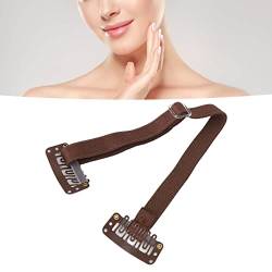 Facelifting-Band, 4 Stück, Verstellbarer, Elastischer Gesichtslifting-Gürtel mit Haarspange, Verhindert Augenfalten, Schlaffe Haut, Facelifting-Band für Frauen (BROWN) von Acouto