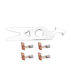 Nagelbohrer-Handstück-Zubehörwerkzeuge, 2 Paar Kohlebürchlüssel-Set Nagelbohrer-Handstück-Zubehör-Ersatzteil von Acouto