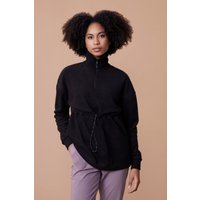 Central Damen-Fleece-Rollkragenpullover - Schwarz von Active People