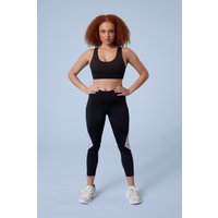 June Damen Sport-BH - mittlerer Halt - Schwarz von Active People