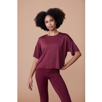 Shadow Crop-Top für Damen - Burgunderrot von Active People