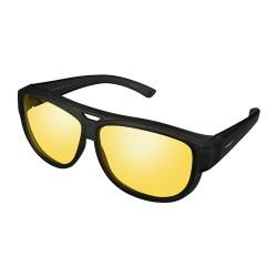 ActiveSol Design Überzieh-Nachtsichtbrille | Autofahrer Brille mit gelben Gläsern | Damen & Herren | Blendschutz von ActiveSol