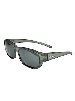 ActiveSol | Überzieh-Sonnenbrille MINOS für kleine Brillen | Herren | polarisiert, Lotus-Effekt von ActiveSol