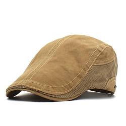 Adantico Herren Schirmmützen Beret Flatcap (Khaki) von Adantico