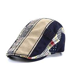 Adantico Herren Schirmmützen Flat Cap (Blau) von Adantico