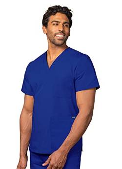Adar Universal Unisex Pflegebekleidung - Medizinische Tunika mit V-Ausschnitt - 601 - Royal Blue - 4X von Adar Uniforms