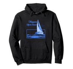 Segelboot On The Sea Newport Rhode Island Sailing Nautical Pullover Hoodie von Adel's Holiday Gift And Souvenir