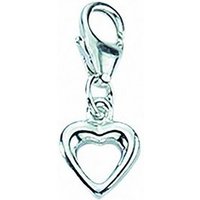 Adelia´s Charm-Einhänger 925 Silber Charms Anhänger Herz, Silberschmuck für Damen von Adelia´s