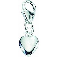 Adelia´s Charm-Einhänger Damen Silberschmuck 925 Silber Charms Anhänger Herz, 925 Sterling Silber Silberschmuck für Damen von Adelia´s