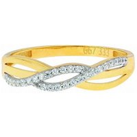 Adelia´s Fingerring 333 Gold Ring mit Zirkonia, Goldschmuck für Damen von Adelia´s