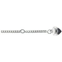 Adelia´s Fußkette 925 Silber Panzer Fußkettchen 25 cm Ø 2 mm, Silberschmuck für Damen von Adelia´s