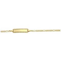 Adelia´s Goldarmband 333 Gold Figaro Armband 14 cm Ø 1,9 mm, Goldschmuck für Damen von Adelia´s