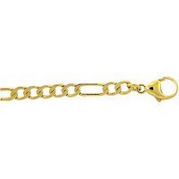Adelia´s Goldarmband 333 Gold Figaro Armband 19 cm Ø 4 mm, Goldschmuck für Damen von Adelia´s