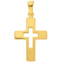 Adelia´s Kettenanhänger 925 Silber Kreuz Anhänger, Silberschmuck für Damen & Herren von Adelia´s