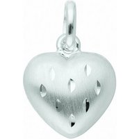 Adelia´s Kettenanhänger Damen Silberschmuck 925 Silber Anhänger Herz, 925 Sterling Silber Silberschmuck für Damen von Adelia´s