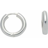Adelia´s Paar Ohrhänger 1 Paar 925 Silber Ohrringe / Creolen Ø 15 mm, 925 Sterling Silber Silberschmuck für Damen von Adelia´s
