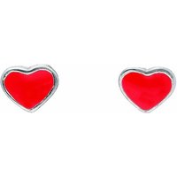 Adelia´s Paar Ohrhänger 1 Paar 925 Silber Ohrringe / Ohrstecker Herz, 925 Sterling Silber Silberschmuck für Damen von Adelia´s