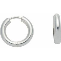 Adelia´s Paar Ohrhänger 925 Silber Ohrringe Creolen Ø 15 mm, Silberschmuck für Damen von Adelia´s