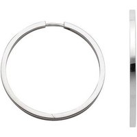 Adelia´s Paar Ohrhänger 925 Silber Ohrringe Creolen Ø 32,8 mm, Silberschmuck für Damen von Adelia´s