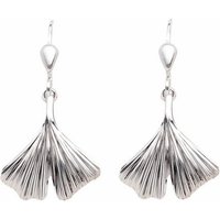 Adelia´s Paar Ohrhänger 925 Silber Ohrringe Ohrhänger Ginkoblatt, Silberschmuck für Damen von Adelia´s