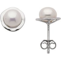 Adelia´s Paar Ohrhänger 925 Silber Ohrringe Ohrstecker, mit Süßwasser Zuchtperle Silberschmuck für Damen von Adelia´s