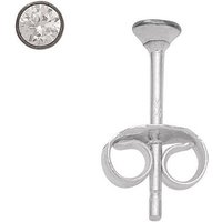 Adelia´s Paar Ohrhänger 925 Silber Ohrringe Ohrstecker Ø 3 mm, mit Zirkonia Silberschmuck für Damen von Adelia´s